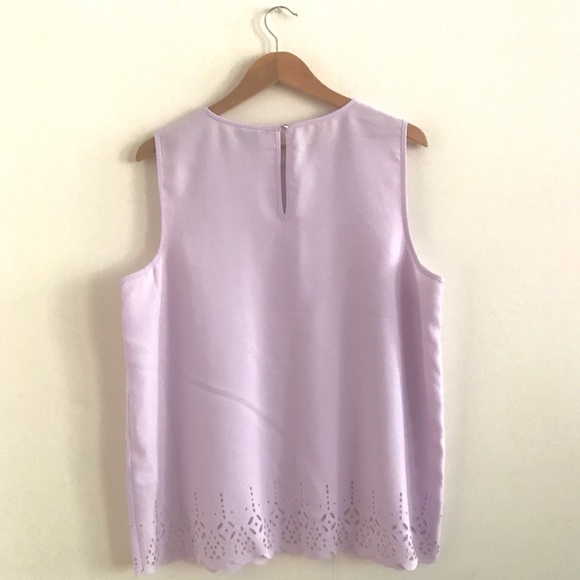 Banana Republic | Lilac sleeveless blouse | XL - Picture 2 of 5